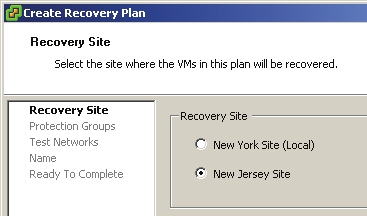 Recovery Site Configuration - vmWIKI